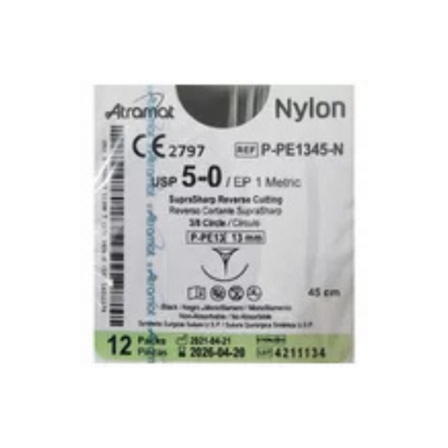 NYLON 5/0 3/8 PE13 MM 45 CM PE1345 C/12
