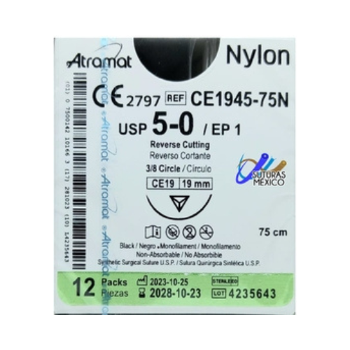 NYLON MON NEGRO 5/0 CE19 CE1945 C/12