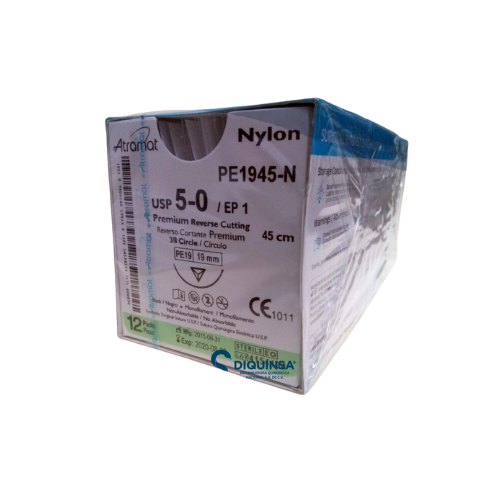 NYLON MON NEGRO 5/0 PE19 PE1945 C/12