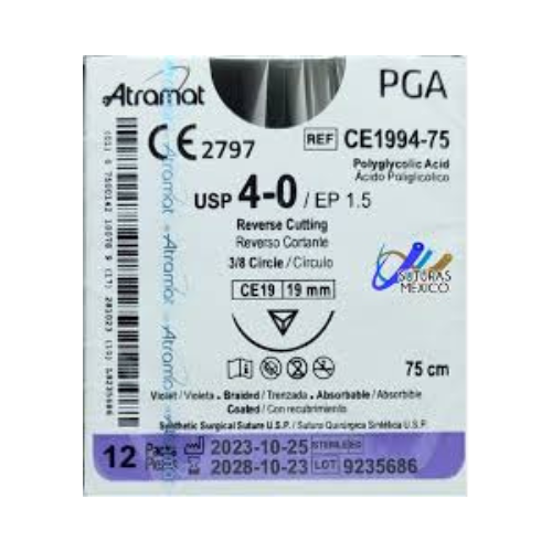 ACID POLIGLICOLICO 4/0 19 67CM CE1994 C/