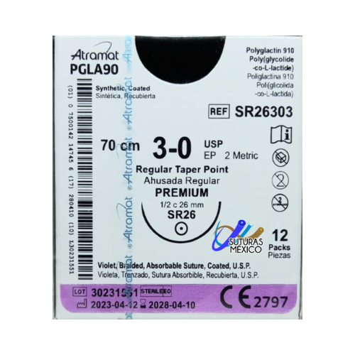 PGLA90 3/0 26 70CM SR26303 C/12