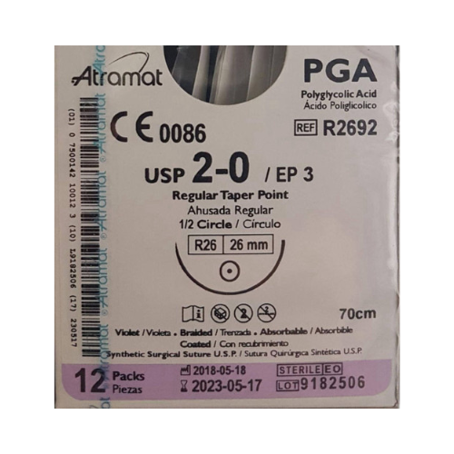ACID POLIGLICOLICO 2/0 26 70CM R2692 C/