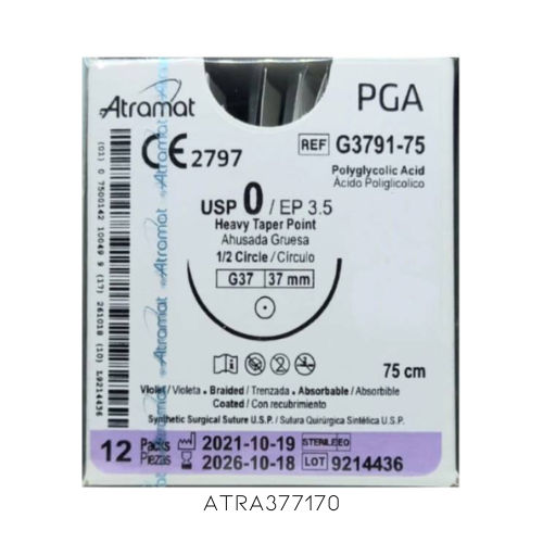 ACID POLIGLICOLICO 0 1/2 37 70CM G3791 C