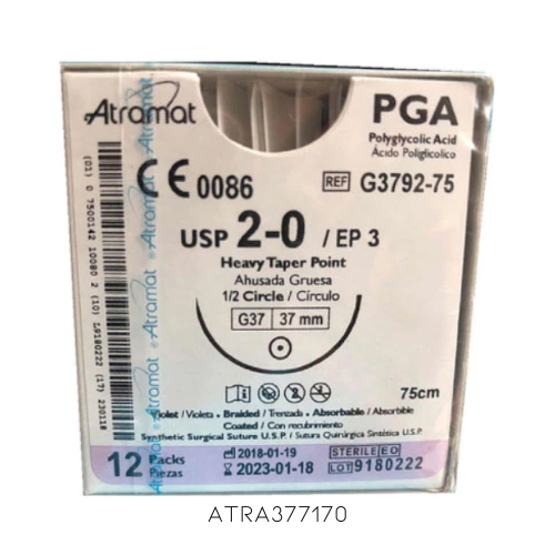 ACID POLIGLICOLICO 2/0 1/2 37 70CM G3792