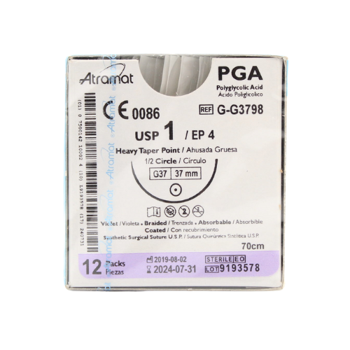 ACID POLIGLICOLICO 1 1/2 37 75CM G3798 C