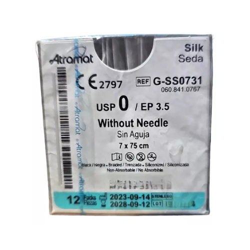 SEDA TRENZ 0 S/AGUJA 75 CM SS0731