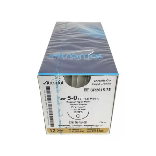 CATGUT CROMICO 5/0 20MM 70CM SR2015 C/12