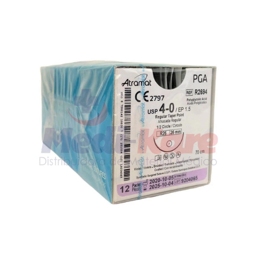 ACID POLIGLICOLICO 4/0 26 70CM SR2694 C/