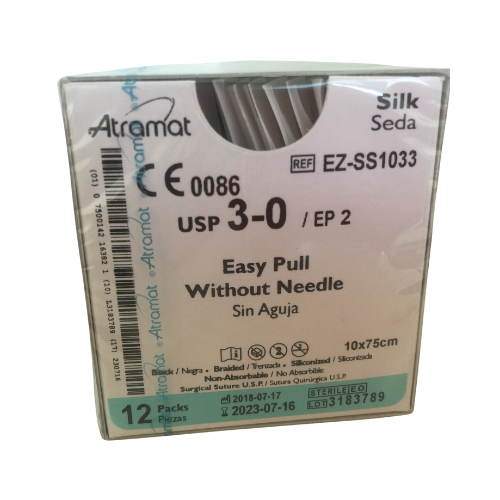 SEDA TRENZ 3/0 SIN AGUJA SS1033 C/12