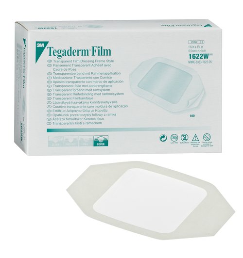 TEGADERM 1622 4.4 X 4.4 CM C/100