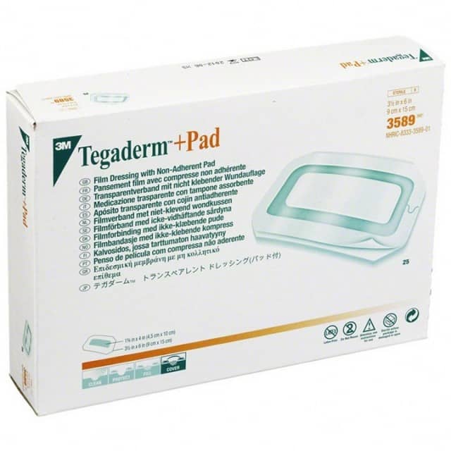 TEGADERM PAD 3589 (9X15) C/25