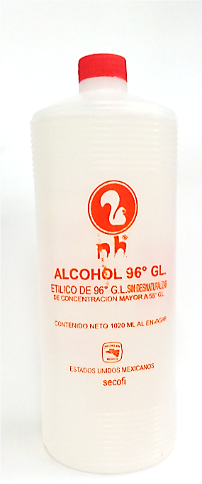 ALCOHOL 96 ° DE 1000 ML