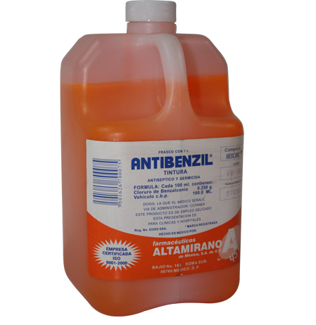 ANTIBENZIL TINTURA DE 4 LT