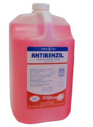 ANTIBENZIL CONCENTRADO ROJO 3.75 LT