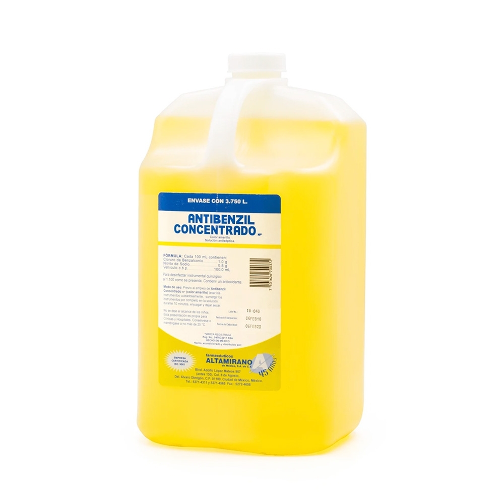 ANTIBENZIL CONCENTRADO AMARILLO 3.75 LT