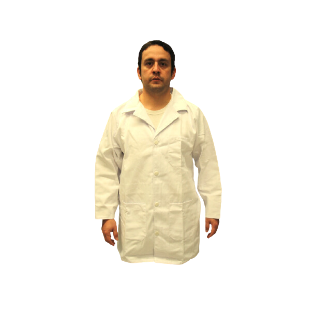 BATA CLINICA P/MEDICO BLANCA M/ LARGA