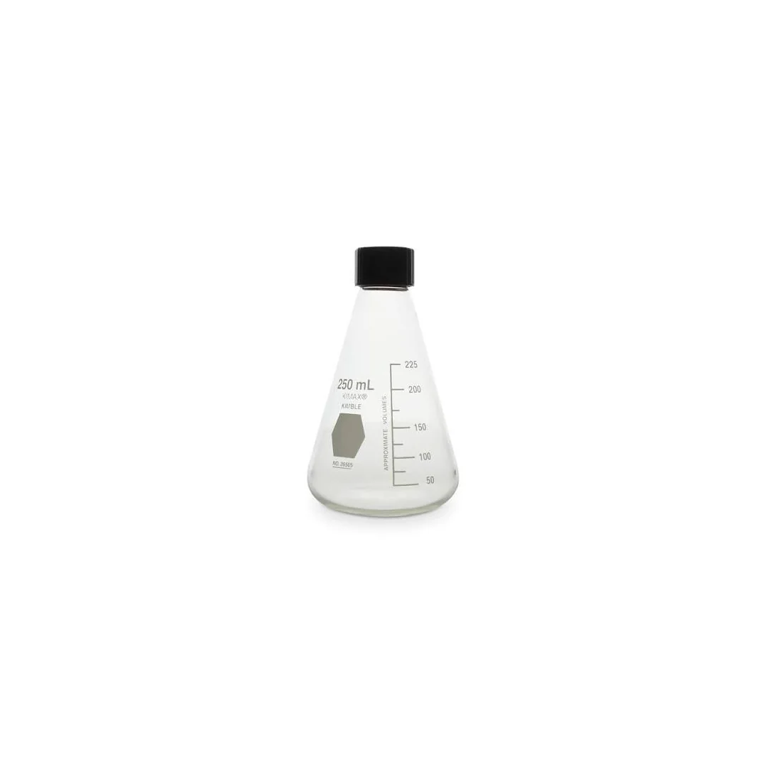 MATRAZ ERLENMAYER 250 ML C/TAPON 26505