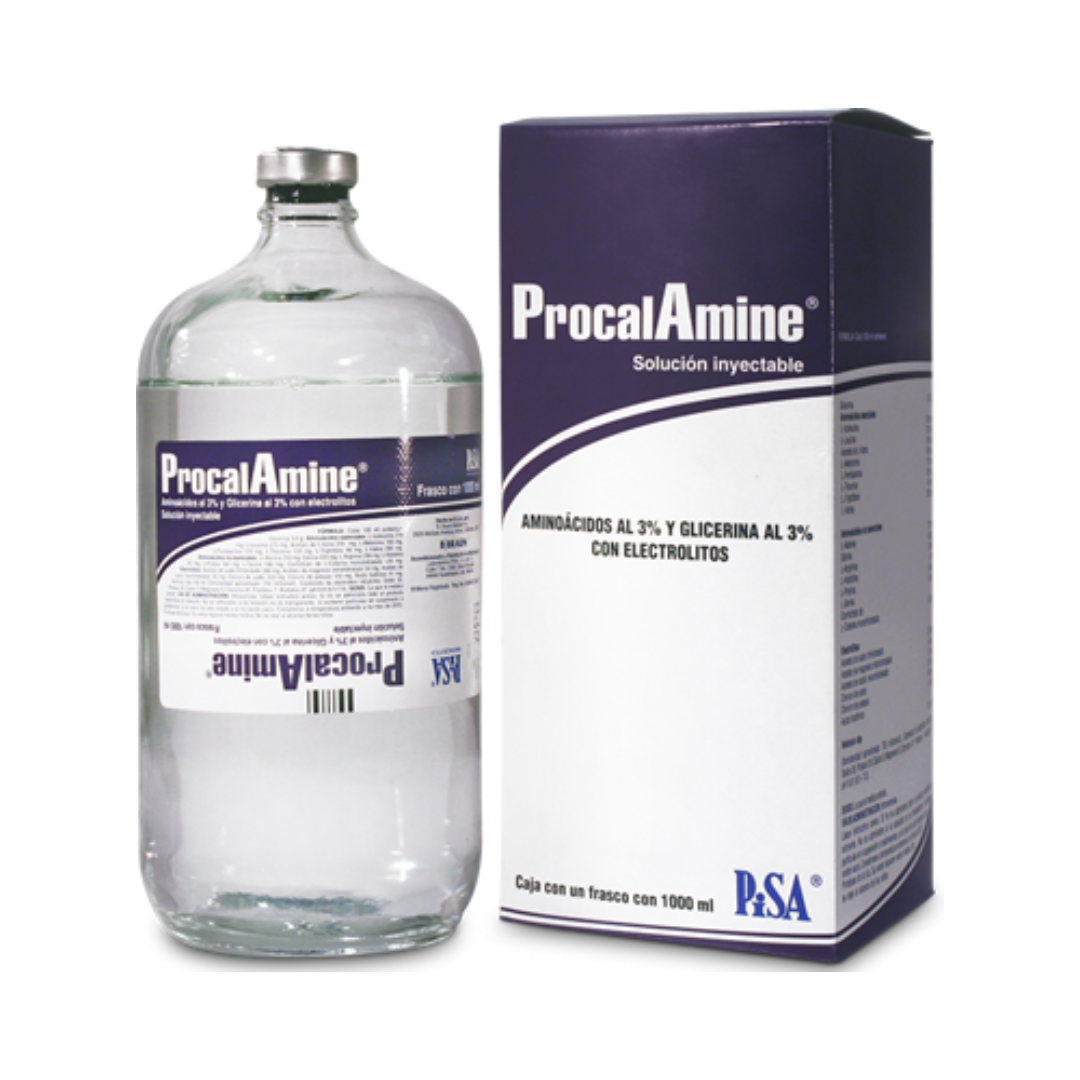 * PROCALAMINE AL 3% INY 1000 ML VIDRIO