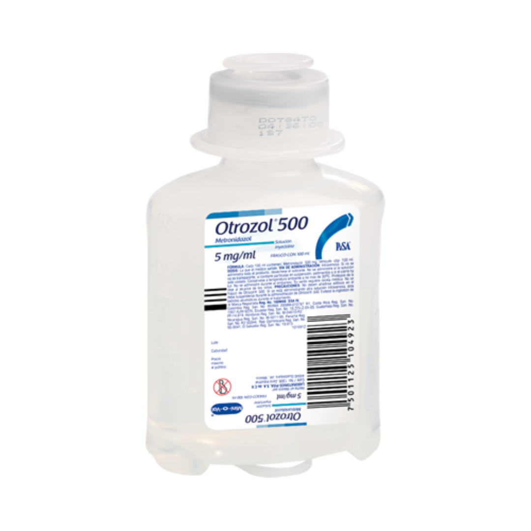 * OTROZOL DE 500 INY 100 ML PLAST