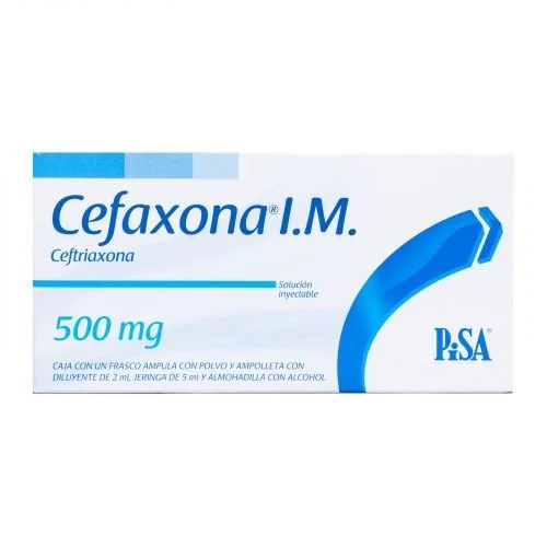 * CEFAXONA 500 MG IM AMP