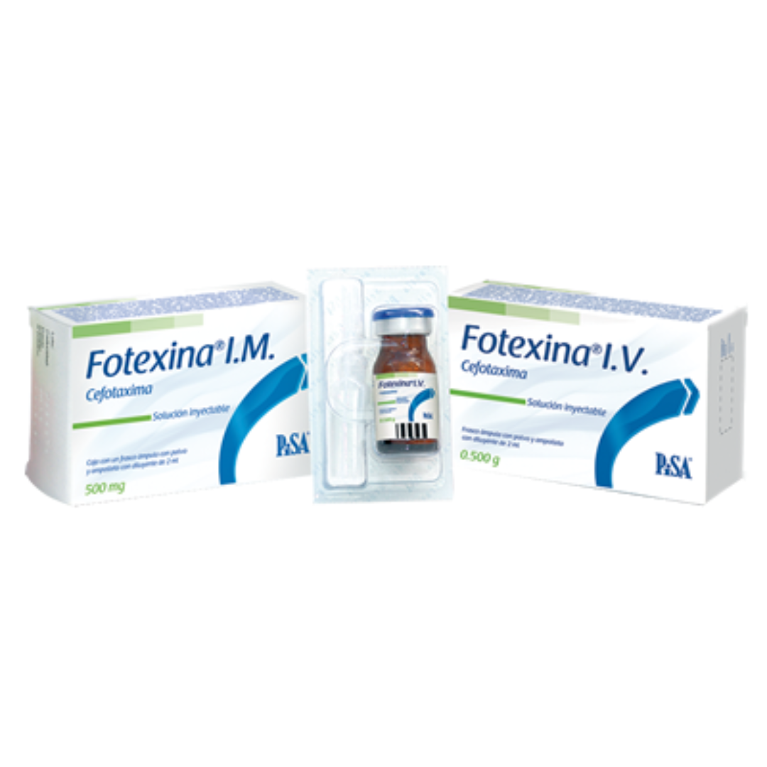 * FOTEXINA IV DE 500 MG INY