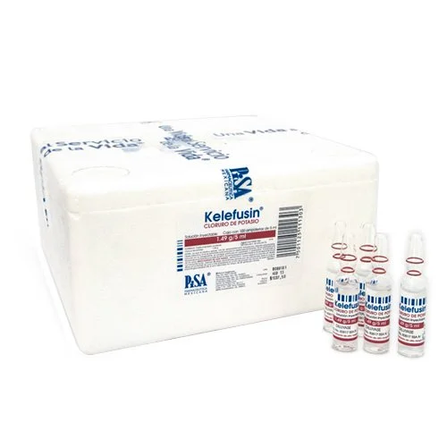 * KELEFUSIN DE 5 ML C/100 AMP