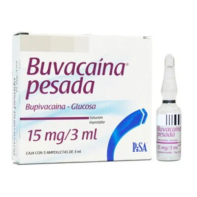 * BUVACAINA PESADA 3 ML. C/5 AMP.