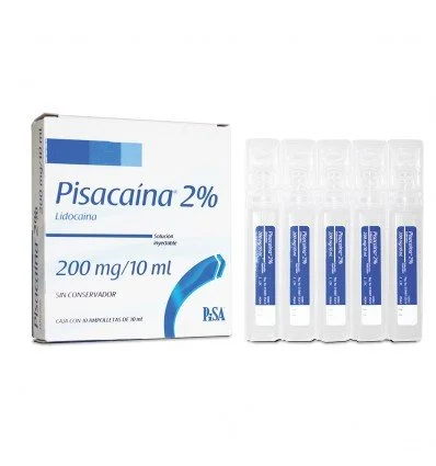 * PISACAINA 2% 10 ML.AMP.PLAST C/10