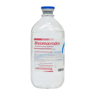 * RHEOMACRODEX AL 10 % SAL. INY. 500 ML.