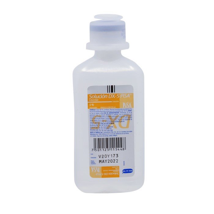 * SOL. GLUCOSA AL 5 % INY. 50 ML. PLAST