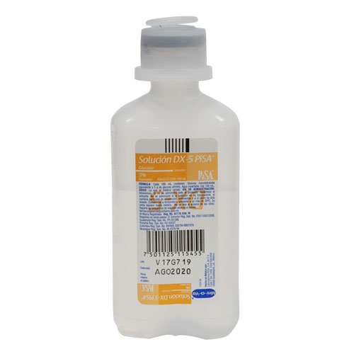 * SOL. GLUCOSA AL 5 % INY. 100 ML. PLAST