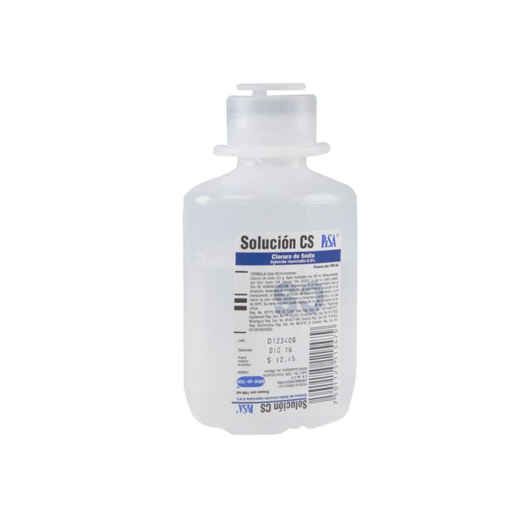 * SOL. CLORURO DE SODIO INY.100 ML.PLAST