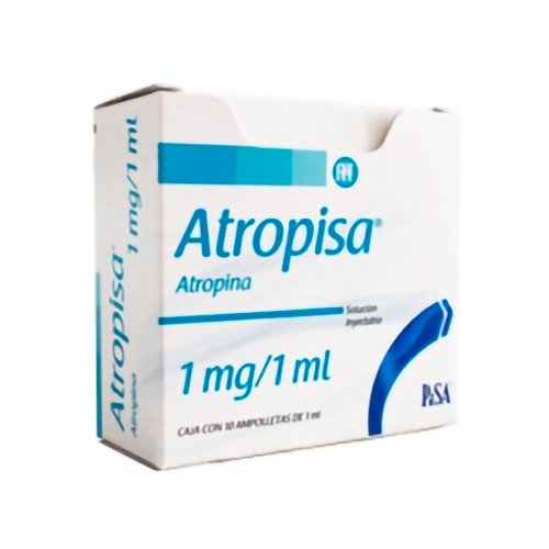 * ATROPISA 1.0 MG 1 ML. C/50 AMP