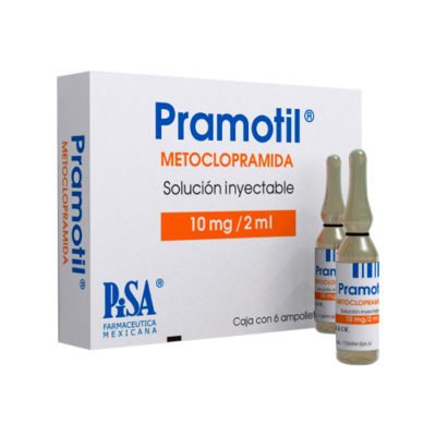 * PRAMOTIL 10 MG INY. 2 ML. C/6 AMP