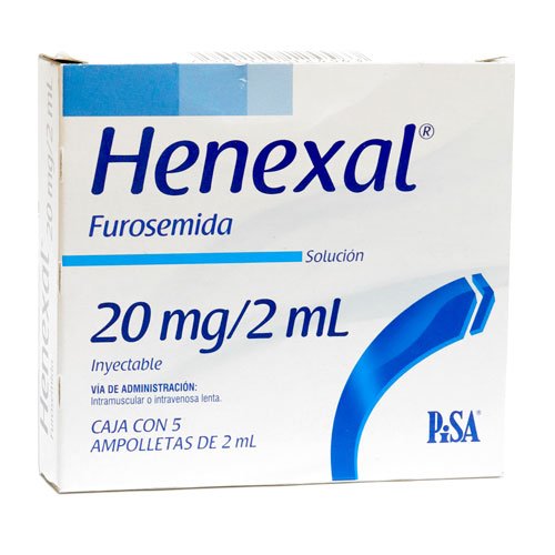 * HENEXAL SOL. INY 2 ML. C/5 AMP.