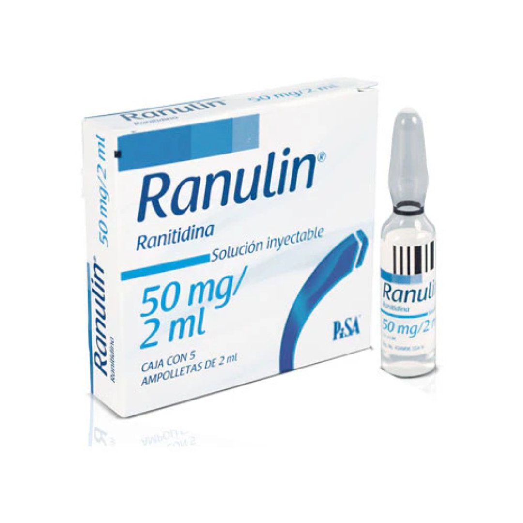 * RANULIN 50 MG 2 ML. SI AMP. C/5