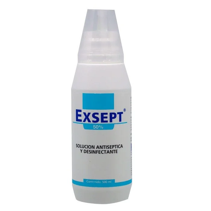 EXSEPT 50% SOL ANTISEP 500 ML.