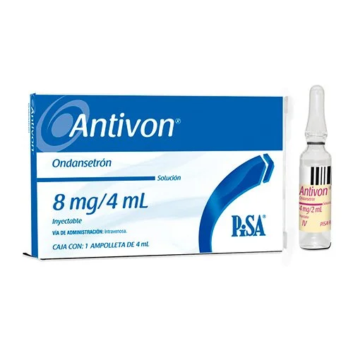 * ANTIVON 8 MG 4 ML. C/1 AMP