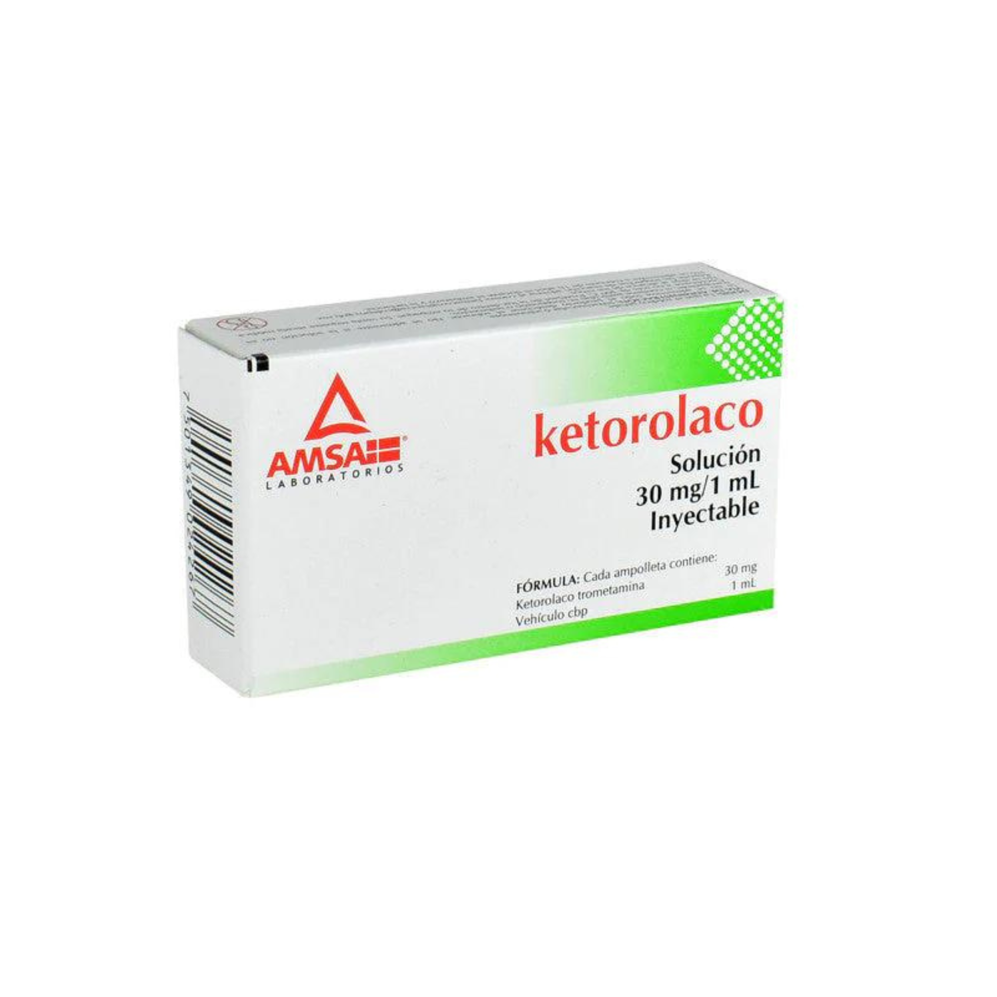 * KETOROLACO 30MG C/3 AMP 1ML
