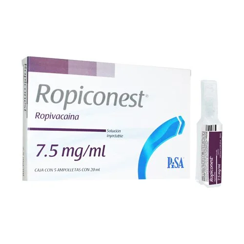 * ROPICONEST S.I 7.5 MG/ML 5 AMP 20 ML