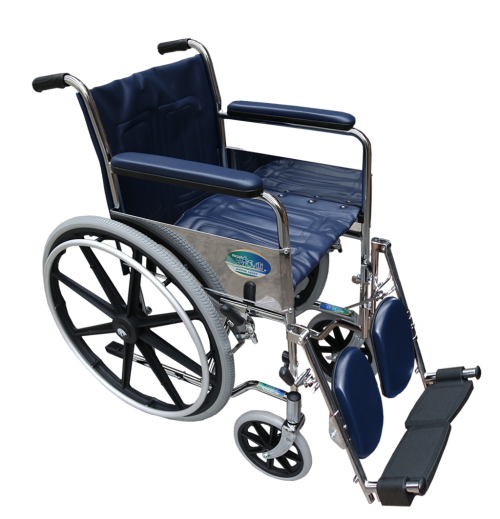SILLA RUEDAS C/BRAZOS Y ELEV PIERN DESM