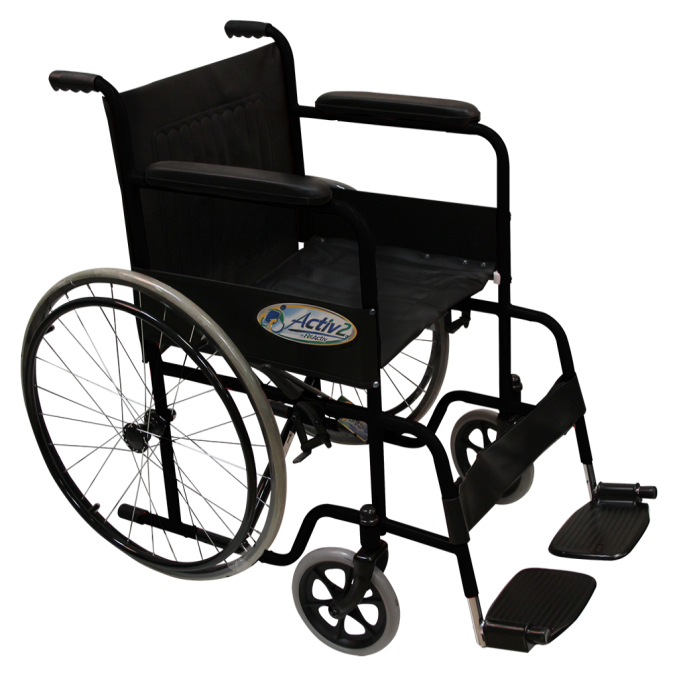 SILLA RUE ECON BRAZOS DESC PI NEGRA