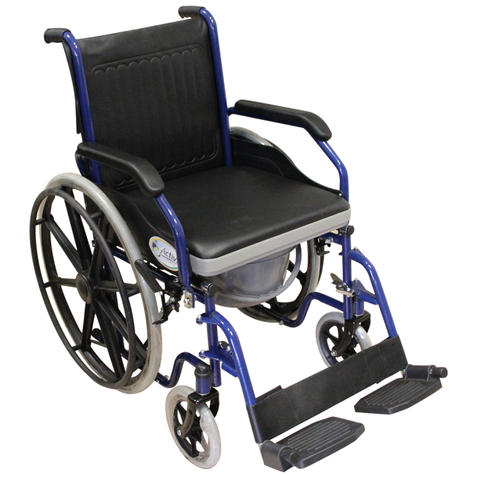 SILLA RUEDAS C/COMODO INTEG DESC PIES
