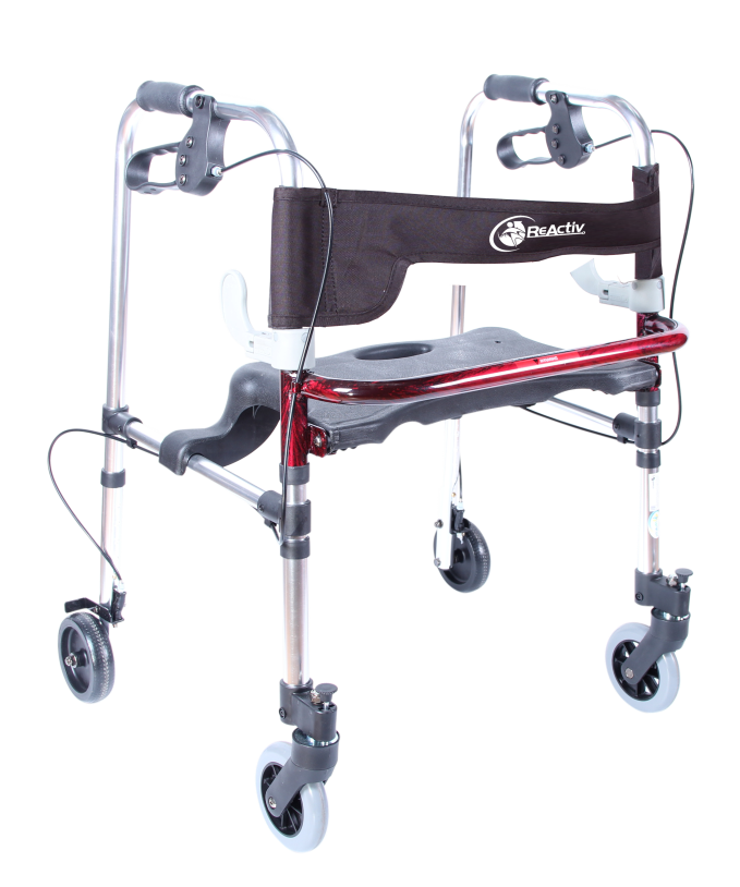 ANDADERA ALUM SUPER LUJO C/ASIENTO FRENO