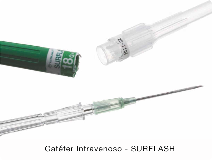 SURFLO CATETER IV 18 X 32 MM